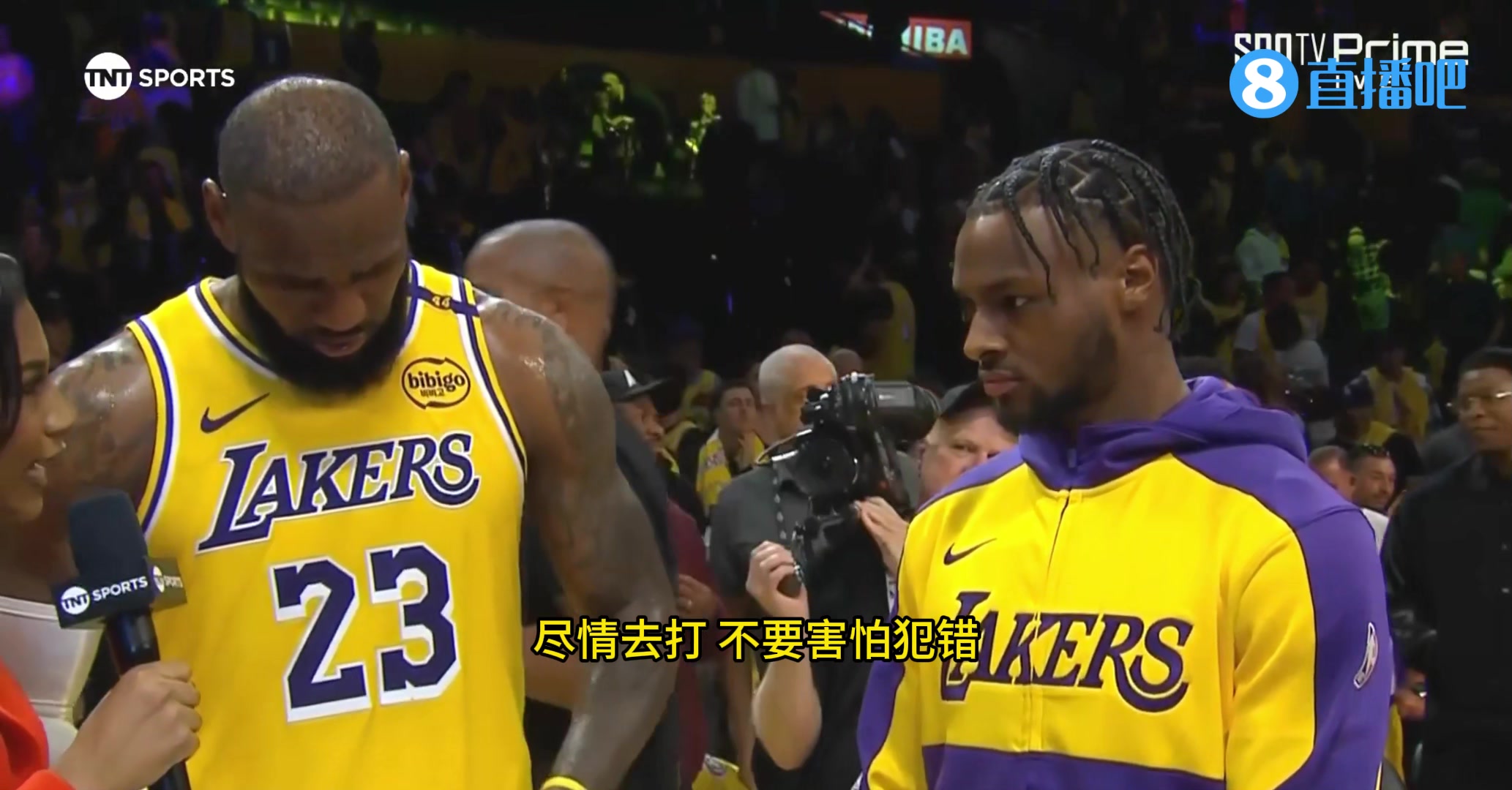 詹姆斯：NBA里只有450個(gè)球員，所以布朗尼的一切都得靠自己去爭??！